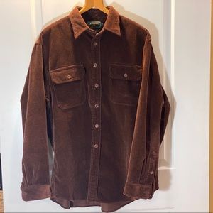 Filson Brown Corduroy Shirt / Overshirt size XL